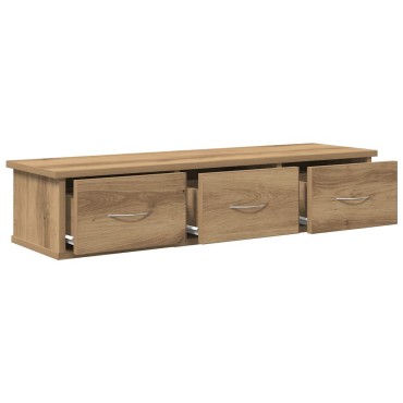vidaXL Ντουλάπι Τοίχου Αρτισιανή Δρυς 88x26x18,5cm Επεξεργασμένο Ξύλο 1 τεμ.