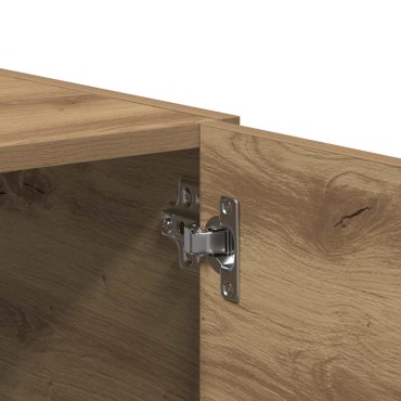 vidaXL Ντουλάπι Τοίχου Αρτισιανή Δρυς 80x39x40cm Επεξεργασμένο Ξύλο 1 τεμ.