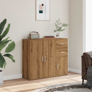 vidaXL Ντουλάπι Αρτισιανή Δρυς 91x29,5x75cm από Επεξεργασμένο Ξύλο 1 τεμ.