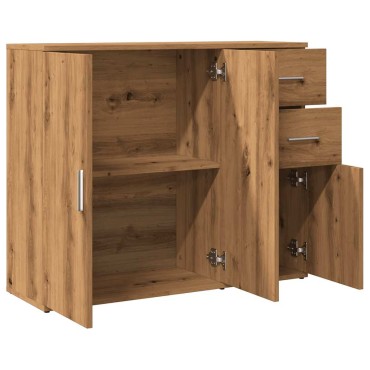 vidaXL Ντουλάπι Αρτισιανή Δρυς 91x29,5x75cm από Επεξεργασμένο Ξύλο 1 τεμ.