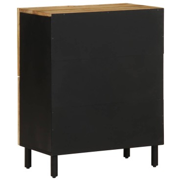 vidaXL Μπουφές 60x33,5x75cm από Μασίφ Ακατέργαστο Ξύλο Μάνγκο