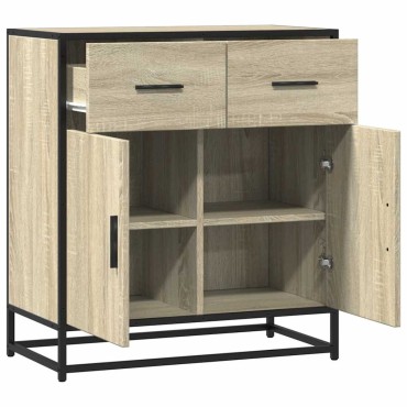 vidaXL Συρταριέρα Sonoma Δρυς 68x35x76cm Επεξεργασμένο Ξύλο 1 τεμ.