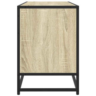 vidaXL Έπιπλο τηλεόρασης Δρυς sonoma 100x35x50cm Επεξεργασμένο ξύλο