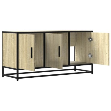 vidaXL Έπιπλο τηλεόρασης Δρυς sonoma 100x35x50cm Επεξεργασμένο ξύλο