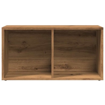 vidaXL LP Κουτί Αποθήκευσης Αρτισιανή Δρυς 69,5x34x36cm Επεξ.Ξύλο