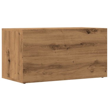 vidaXL LP Κουτί Αποθήκευσης Αρτισιανή Δρυς 69,5x34x36cm Επεξ.Ξύλο