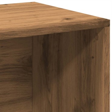 vidaXL LP Κουτί Αποθήκευσης Αρτισιανή Δρυς 69,5x34x36cm Επεξ.Ξύλο
