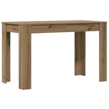 vidaXL Τραπεζαρία Αρτισιανή Δρυς 120x60x76cm από Επεξεργασμένο Ξύλο 1 τεμ.