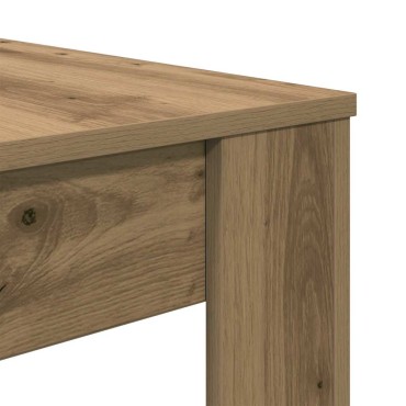 vidaXL Τραπεζαρία Αρτισιανή Δρυς 120x60x76cm από Επεξεργασμένο Ξύλο 1 τεμ.