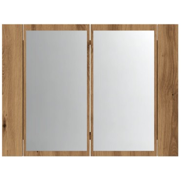 vidaXL Καθρέφτης Ντουλάπι Αρτισιανή Δρυς 60x12x45cm Επεξ. Ξύλο 1 τεμ.