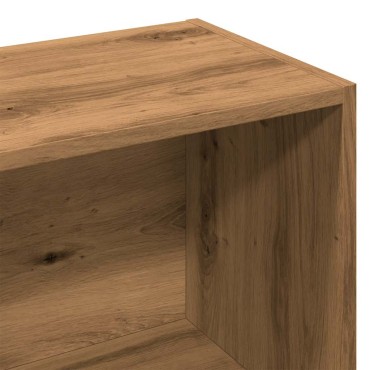 vidaXL Βιβλιοθήκη Τεχνίτης Δρυς 60,5x30x90cm Επεξεργασμένο Ξύλο 1 τεμ.