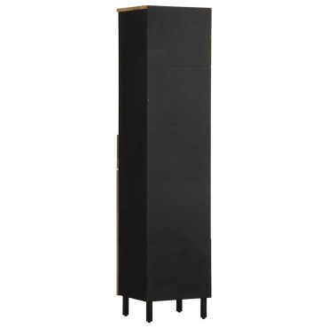 vidaXL Ντουλάπι Μπάνιου 38x33,5x160cm από Μασίφ Ξύλο Μάνγκο