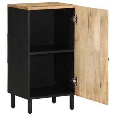 vidaXL Μπουφές 40x33,5x75cm από Μασίφ Ακατέργαστο Ξύλο Μάνγκο