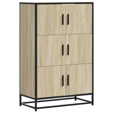 vidaXL Ντουλάπι Δρυς sonoma 68x35x106,5cm Επεξεργασμένο Ξύλο μέταλλο 1 τεμ.