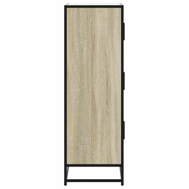 vidaXL Ντουλάπι Δρυς sonoma 68x35x106,5cm Επεξεργασμένο Ξύλο μέταλλο 1 τεμ.