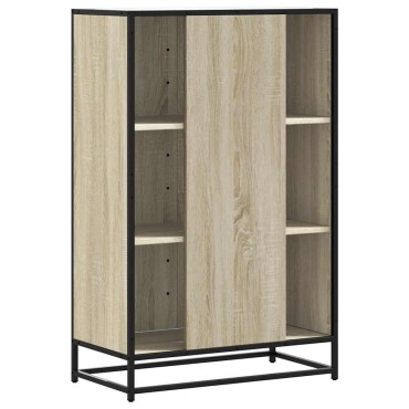 vidaXL Ντουλάπι Δρυς sonoma 68x35x106,5cm Επεξεργασμένο Ξύλο μέταλλο 1 τεμ.