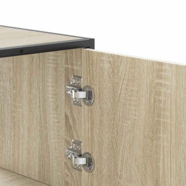 vidaXL Ντουλάπι Δρυς sonoma 68x35x106,5cm Επεξεργασμένο Ξύλο μέταλλο 1 τεμ.