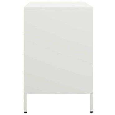 vidaXL Ντουλάπι Λευκό 68x39x58,5cm από Χάλυβα Ψυχρής Έλασης 1 τεμ.
