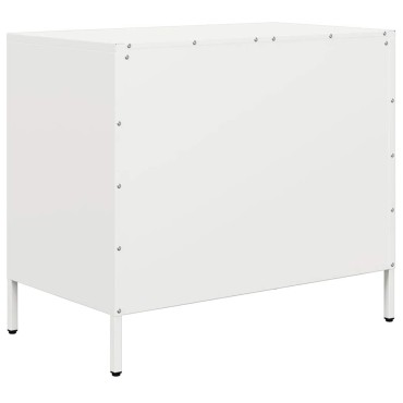 vidaXL Ντουλάπι Λευκό 68x39x58,5cm από Χάλυβα Ψυχρής Έλασης 1 τεμ.