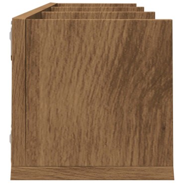 vidaXL Ράφι Τοίχου για CD Τεχνίτης Δρυς 75x18x18cm Μοριοσανίδα 1 τεμ.