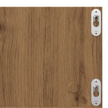 vidaXL Ράφι Τοίχου για CD Τεχνίτης Δρυς 75x18x18cm Μοριοσανίδα 1 τεμ.