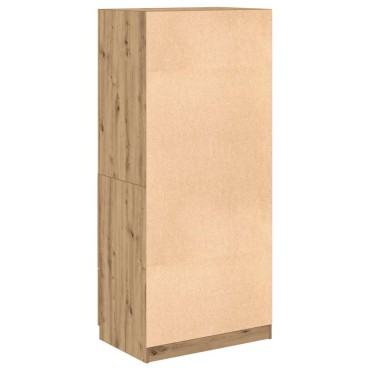vidaXL Ντουλάπα Τεχνίτης Δρυς 80x52x180cm Επεξεργασμένο Ξύλο 1 τεμ.