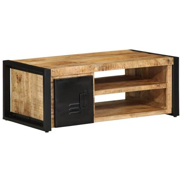vidaXL Τραπεζάκι Σαλονιού 90x50x36cm από Μασίφ Ξύλο Μάνγκο 1 τεμ.