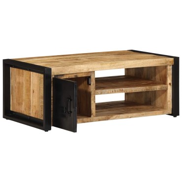 vidaXL Τραπεζάκι Σαλονιού 90x50x36cm από Μασίφ Ξύλο Μάνγκο 1 τεμ.