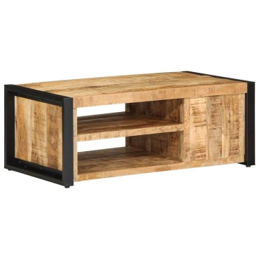 vidaXL Τραπεζάκι Σαλονιού 90x50x36cm από Μασίφ Ξύλο Μάνγκο 1 τεμ.