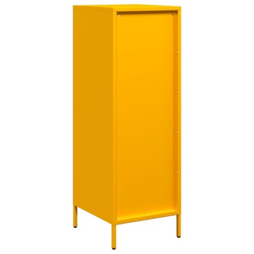 vidaXL Ντουλάπι Μουσταρδί 39x35x103,5cm από Ατσάλι 1 τεμ.
