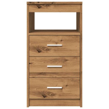 vidaXL Συρταριέρα Αρτισιανή Δρυς 40x50x76cm από Επεξεργασμένο Ξύλο 1 τεμ.