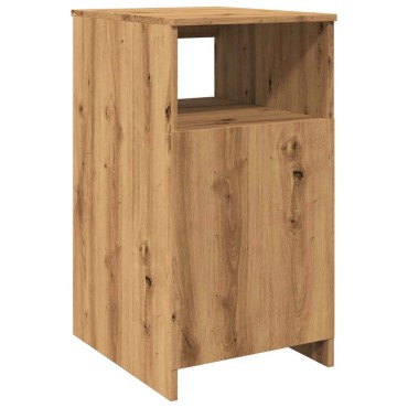 vidaXL Συρταριέρα Αρτισιανή Δρυς 40x50x76cm από Επεξεργασμένο Ξύλο 1 τεμ.
