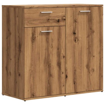 vidaXL Ντουλάπι Τεχνίτης Δρυς 80x36x75cm Επεξεργασμένο Ξύλο 1 τεμ.