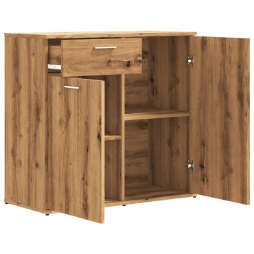 vidaXL Ντουλάπι Τεχνίτης Δρυς 80x36x75cm Επεξεργασμένο Ξύλο 1 τεμ.