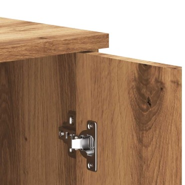 vidaXL Ντουλάπι Τεχνίτης Δρυς 80x36x75cm Επεξεργασμένο Ξύλο 1 τεμ.