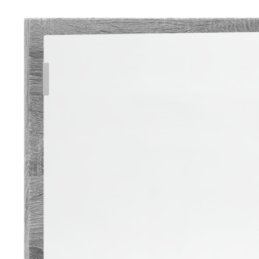 vidaXL Καθρέφτης Μπάνιου Γκρι Sonoma 100x8,5x37cm Επεξεργασμένο Ξύλο 1 τεμ.