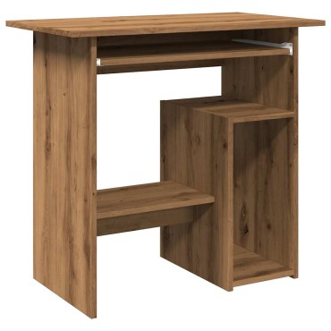 vidaXL Γραφείο Αρτισιανή Δρυς 80x45x74cm από Επεξεργασμένο Ξύλο 1 τεμ.