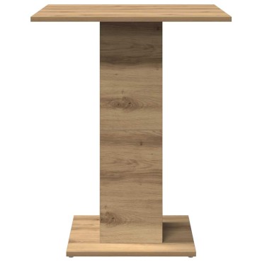 vidaXL Τραπέζι Bistro Χρώμα Τεχνίτης Δρυς 60x60x75cm Μοριοσανίδα 1 τεμ.