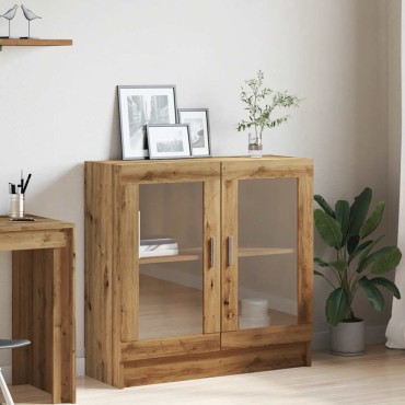 vidaXL Βιβλιοθήκη Artisan Δρυς 82,5x30,5x80cm Επεξεργασμένο Ξύλο 1 τεμ.