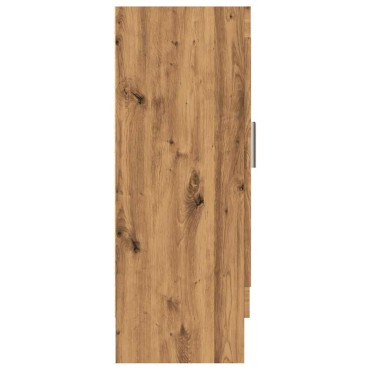 vidaXL Βιβλιοθήκη Artisan Δρυς 82,5x30,5x80cm Επεξεργασμένο Ξύλο 1 τεμ.