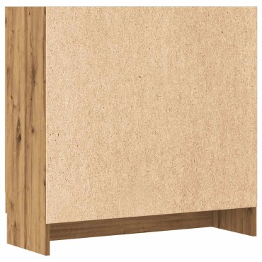 vidaXL Βιβλιοθήκη Artisan Δρυς 82,5x30,5x80cm Επεξεργασμένο Ξύλο 1 τεμ.