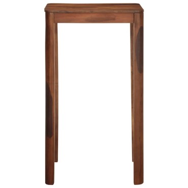 vidaXL Τραπεζάκι Μπαρ 60x60x107cm Ακακία από Μασίφ Ξύλο