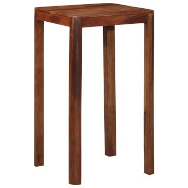 vidaXL Τραπεζάκι Μπαρ 60x60x107cm Ακακία από Μασίφ Ξύλο
