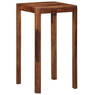 vidaXL Τραπεζάκι Μπαρ 60x60x107cm Ακακία από Μασίφ Ξύλο
