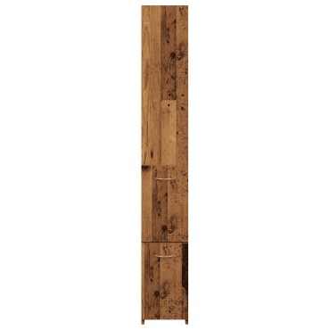 vidaXL Στήλη Μπάνιου Παλιό Ξύλο 25x25x170cm από Μοριοσανίδα 1 τεμ.