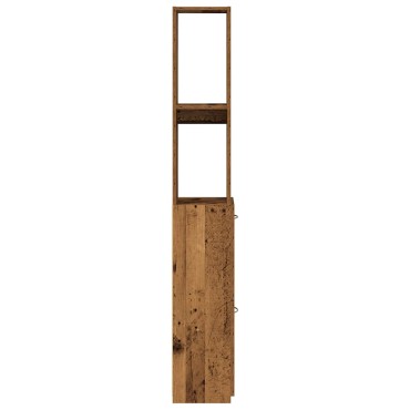 vidaXL Στήλη Μπάνιου Παλιό Ξύλο 25x25x170cm από Μοριοσανίδα 1 τεμ.