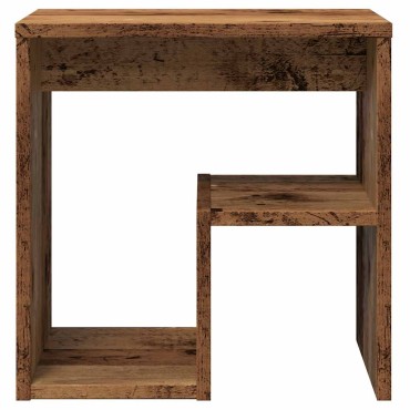 vidaXL Κομοδίνο Όψη Παλαιού Ξύλου 40x30x40cm από Επεξ. Ξύλο 1 τεμ.