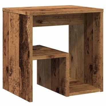 vidaXL Κομοδίνο Όψη Παλαιού Ξύλου 40x30x40cm από Επεξ. Ξύλο 1 τεμ.
