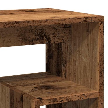 vidaXL Κομοδίνο Όψη Παλαιού Ξύλου 40x30x40cm από Επεξ. Ξύλο 1 τεμ.