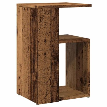 vidaXL Τραπέζι Βοηθητικό Παλιό Ξύλο 36x30x56cm από Μοριοσανίδα 1 τεμ.